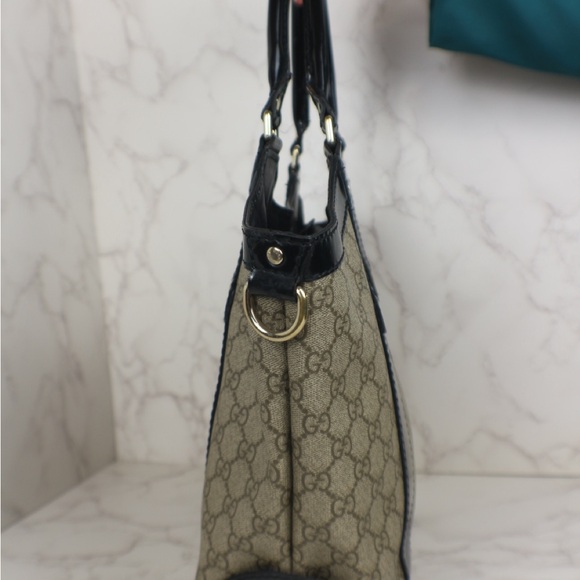 Gucci Tote Black and Tan Women's Bag - Picture 4 of 16